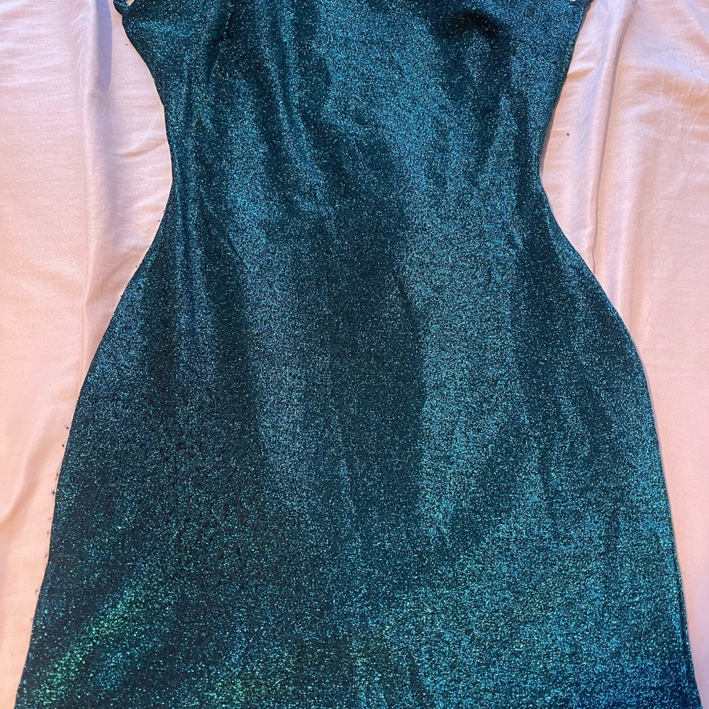 Elegant Teal Dress
